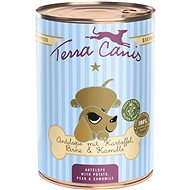 Terra Canis Canned food for puppies Antelope with potatoes, pear and chamomile 400 g - Canned Dog Food