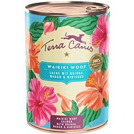 Terra Canis Flower Menu Waikiki Woof Canned Salmon with quinoa, mango and hibiscus 400 g - Canned Dog Food
