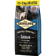 Carnilove with salmon for adult dogs 12 + 2 kg - Dog Kibble