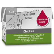 Platinum Natural Menu Chicken 90 g 12 pcs - Canned Dog Food