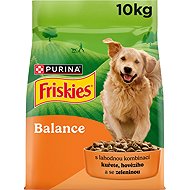 Friskies Balance granuly pre psov kura, zelenina 10 kg - Granuly pre psov