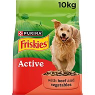 Friskies Active granules for dogs, beef 10kg - Dog Kibble