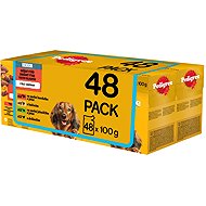 Pedigree Senior mixed selection of pouches in jelly 48 × 100 g - Dog Food Pouch