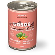 LOUIE Salmon with sea buckthorn, spinach and prebiotics 400 g - Canned Dog Food