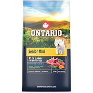 Ontario Senior Mini Lamb & Brown Rice 6,5 kg - Dog Kibble