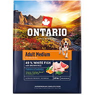 Ontario Adult Medium Fish & Brown Rice 2,25 kg - Dog Kibble