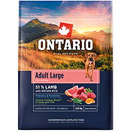 Ontario Adult Large Lamb & Brown Rice 2,25 kg - Dog Kibble