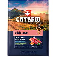 Ontario Adult Large Beef & Brown Rice 2,25 kg - Dog Kibble
