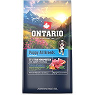 Ontario Puppy & Junior All Breeds Monoprotein Tuna & Sweet Potatoes 6,5 kg - Kibble for Puppies