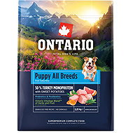 Ontario Puppy & Junior All Breeds Monoprotein Turkey & Sweet Potatoes 2,25 kg - Kibble for Puppies