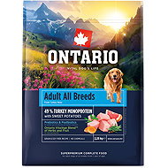 Ontario Adult All Breeds Monoprotein Turkey & Sweet Potatoes 2,25 kg - Dog Kibble