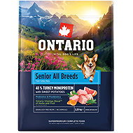 Ontario Senior All Breeds Monoprotein Turkey & Sweet Potatoes 2,25 kg - Dog Kibble