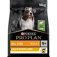 Pro Plan All Sizes Adult Light Sterilised for sterilised dogs with lamb 14 kg - Dog Kibble