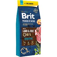 Brit Premium by Nature Sensitive Lamb 15 + 3 kg - Dog Kibble