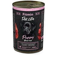 Fitmin For Life Canned beef for puppies 400 g - Canned Dog Food