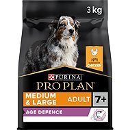 Pro Plan Medium & Large Adult 7+ Age Defence Granules for dogs chicken 3 kg - Dog Kibble