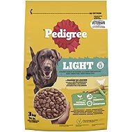 Pedigree Light granules with poultry and vegetables for adult dogs M/L 3 kg - Dog Kibble