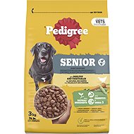 Pedigree Senior granulátum baromfival és zöldségekkel idősödő kutyáknak 3 kg - Kutyatáp