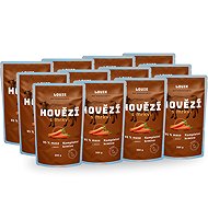 LOUIE chicken (95% solids) with rice 400 g 8 pcs - Dog Food Pouch