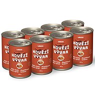 LOUIE duck (95% solids) with rice 400 g 8 pcs - Canned Dog Food