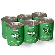 LOUIE beef (95% solids) with carrots 200 g 8 pcs - Canned Dog Food