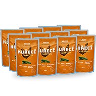 LOUIE rabbit with chicken and spinach 400 g 8 pcs - Dog Food Pouch