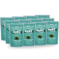 LOUIE salmon with sea buckthorn, spinach and prebiotics 400 g 8 pcs - Dog Food Pouch