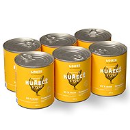 LOUIE pack of duck capsules with cranberries, vitamins and minerals 10 × 150 g - Canned Dog Food