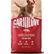 Carnilove Active Dog Dry Made with Lamb & Wild Boar for Adult All Breeds 4 kg - Dog Kibble