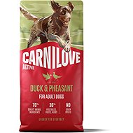 Carnilove Active Dog Dry Made with Duck & Pheasant for Adult All Breeds 12 kg - Dog Kibble