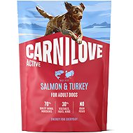 Carnilove Active Dog Dry Made with Salmon & Turkey for Adult All Breeds 1.5 kg - Dog Kibble