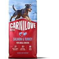 Carnilove Active Dog Dry Made with Salmon & Turkey for Adult Small Breeds 12 kg - Dog Kibble