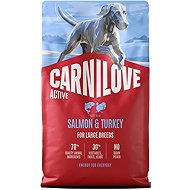 Carnilove Active Dog Dry Made with Salmon & Turkey for Adult Large Breeds 4 kg - Dog Kibble