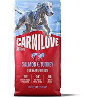 Carnilove Active Dog Dry Made with Salmon & Turkey for Adult Large Breeds 12 kg - Dog Kibble