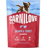 Carnilove Active Dog Dry Made with Salmon & Turkey for Puppies 1.5 kg - Dog Kibble