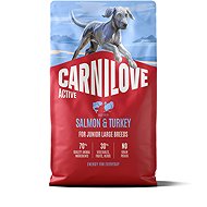 Carnilove Active Dog Dry Made with Salmon & Turkey for Junior Large Breeds 4 kg - Dog Kibble