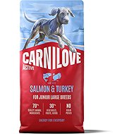 Carnilove Active Dog Dry Made with Salmon & Turkey for Junior Large Breeds 12 kg - Dog Kibble