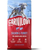Carnilove Active Dog Dry Made with Salmon & Turkey for Junior Large Breeds 12 kg - Dog Kibble