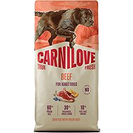 Carnilove True Fresh Dog Dry Beef for Adult All Breeds 12 kg - Dog Kibble