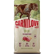 Carnilove True Fresh Dog Dry Duck for Adult All Breeds 12 kg - Dog Kibble