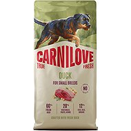 Carnilove True Fresh Dog Dry Duck for Adult Small Breeds 12 kg - Dog Kibble
