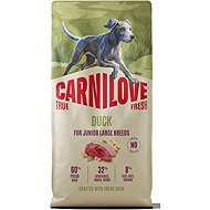Carnilove True Fresh Dog Dry Duck for Junior Large breeds 12 kg - Dog Kibble