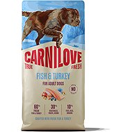 Carnilove True Fresh Dog Dry Fish & Turkey for Adult All Breeds 12 kg - Dog Kibble
