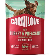 Carnilove Dog Pouch Paté Turkey & Pheasant with Raspberry Leaves 300 g - Dog Food Pouch