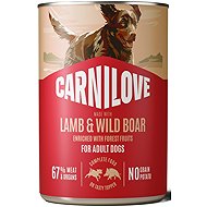 Carnilove Dog Can Paté Made with Lamb & Wild Boar 400 g - Canned Dog Food