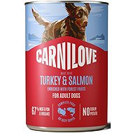 Carnilove Dog Can Paté Made with Turkey & Salmon 400 g - Canned Dog Food