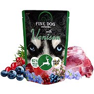 Fine Dog XXL pocket for dogs with venison 10 × 500 g - Dog Food Pouch