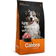 Calibra Dog Expert+ Adult Light & Sterilised Beef 750 g - Dog Kibble