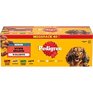 Pedigree Senior Mixed Selection pouches, 40 × 100 g - Dog Food Pouch