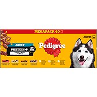 Pedigree Protein Mixed Selection Pouches, 40 × 85 g - Dog Food Pouch